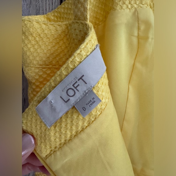 Ann Taylor Loft Strappy Yellow Sun Dress - Picture 5 of 6